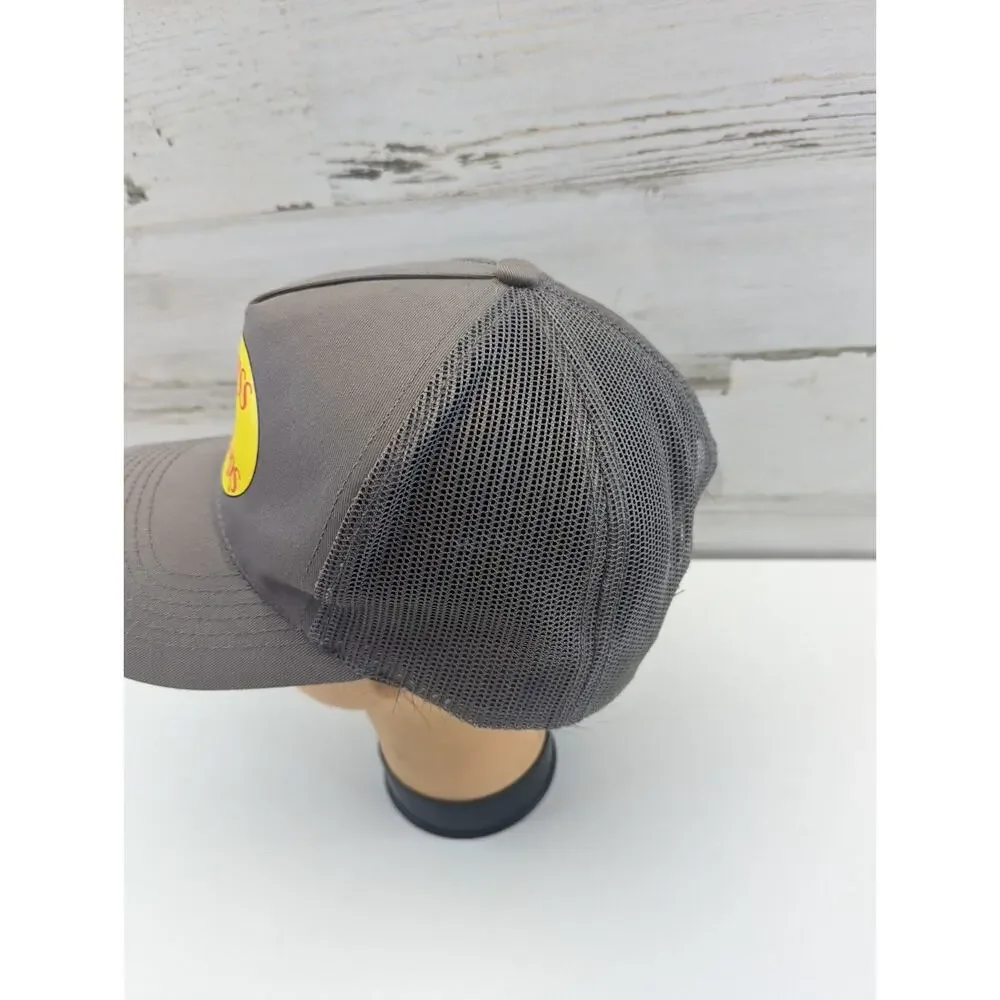 Gray Bass Pro Shops Hat Outdoor‎ Fishing Baseball Trucker Mesh Cap SnapBack